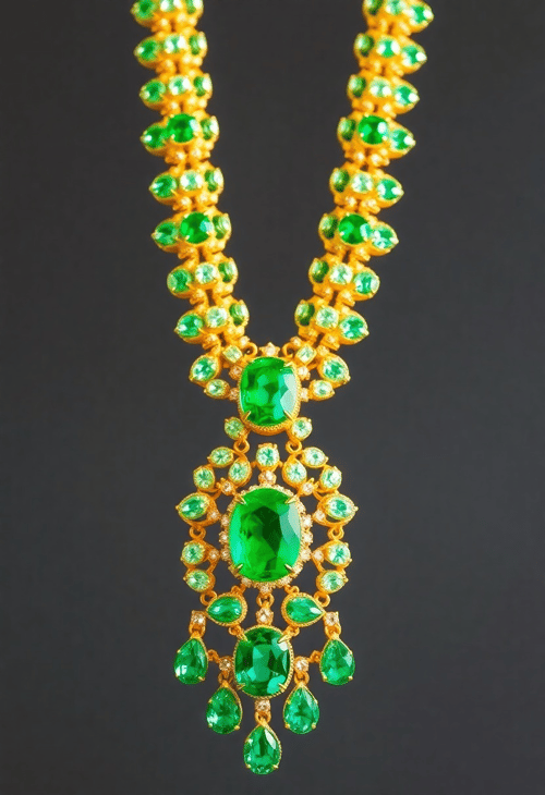 Emerald Elegance in Gold Setting