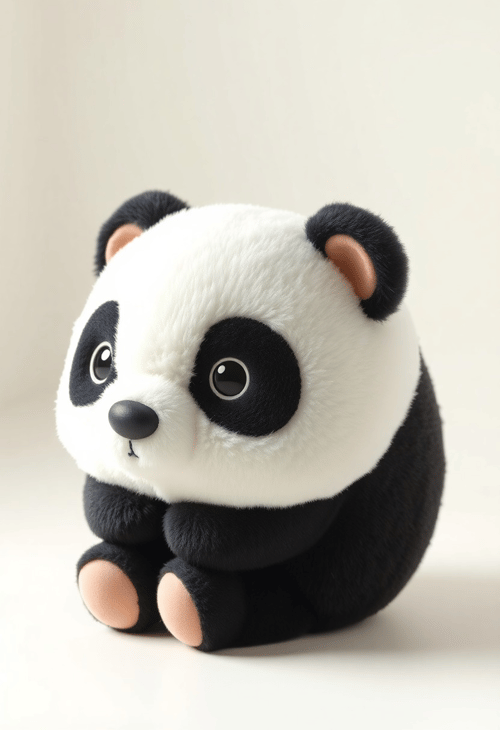 Whimsical Panda Bear: Plush Comfort for Little Dreamers