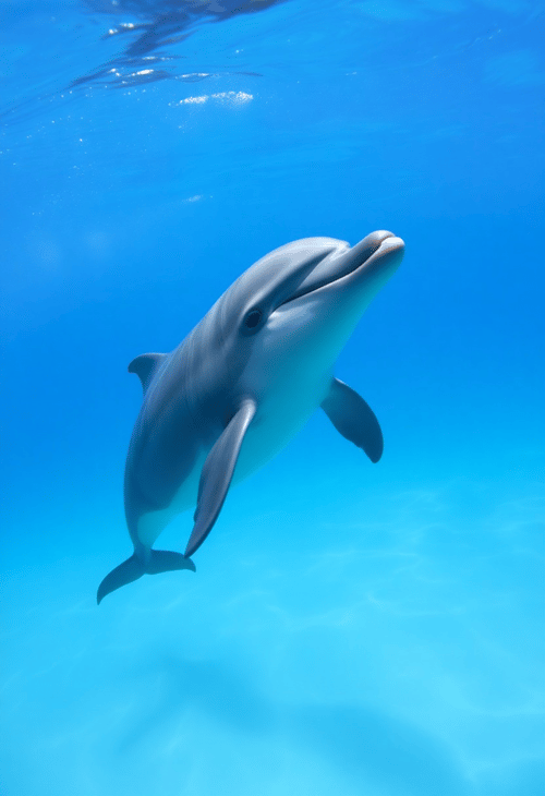 Underwater Wonders: A Dolphin's Graceful Dance