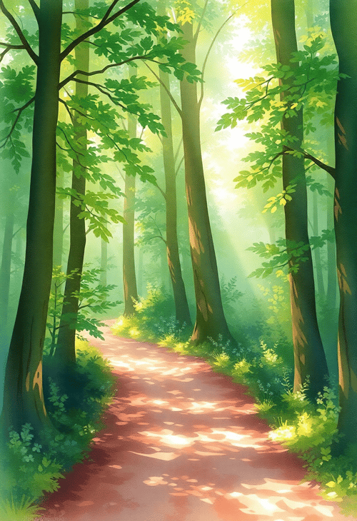 Enchanting Forest Pathway