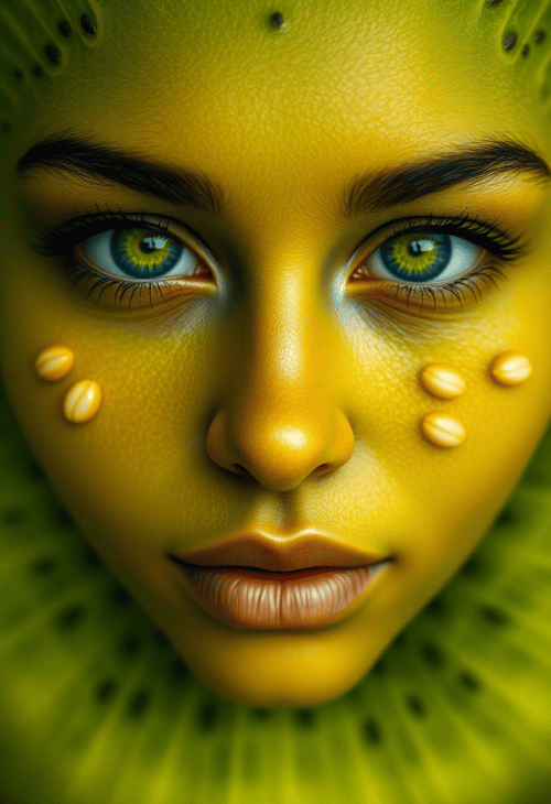 Kiwi Kaleidoscope: The Verdant Visage