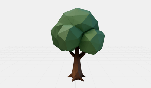 Low Poly Tree 3D Model