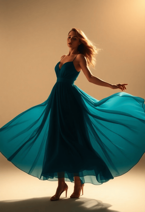 Glamorous Grace: The TikTok Twirl of Style