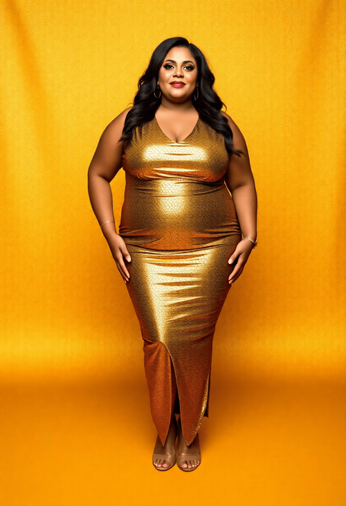 Golden Glow: Celebrating Curves
