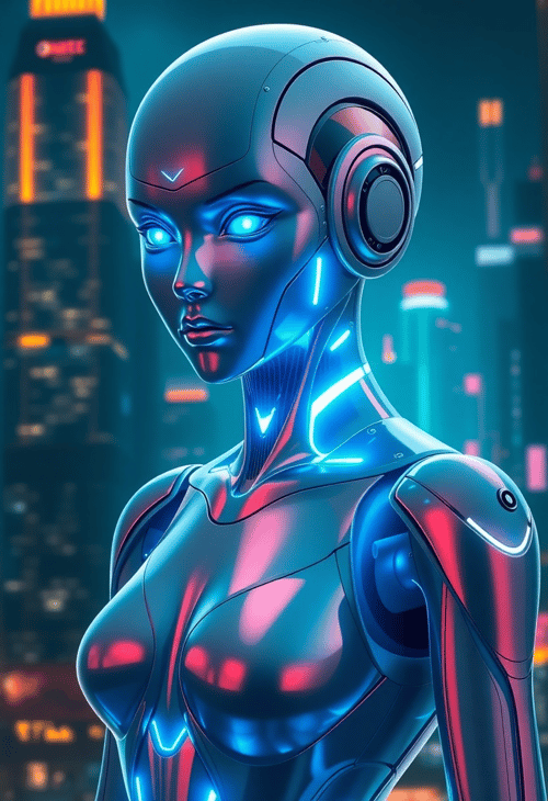 Cyberpunk Elegance