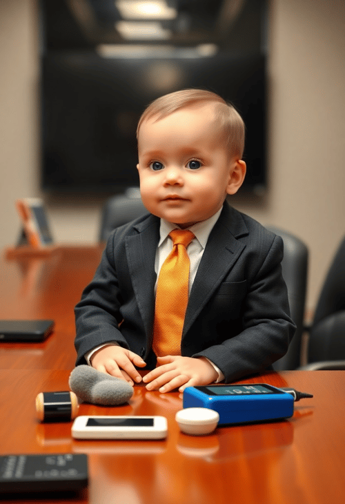 Mini CEO in the Boardroom