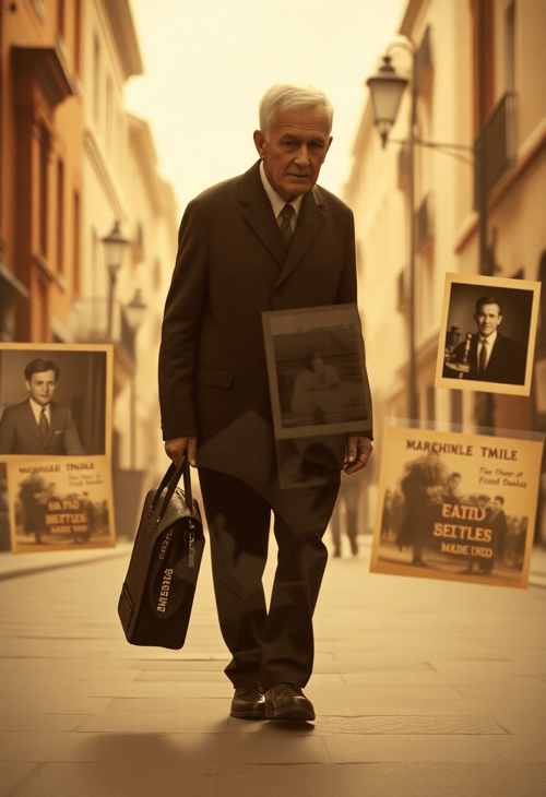 Silhouettes of Memory: A Walk Through Time