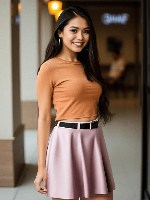 Try a Mini Skirt on Photo Using AI