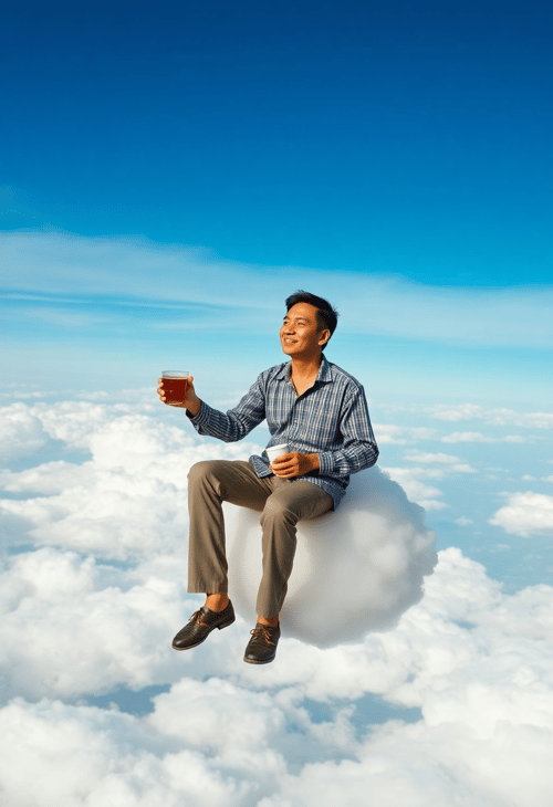 Work Breaks on Cloudy Heights