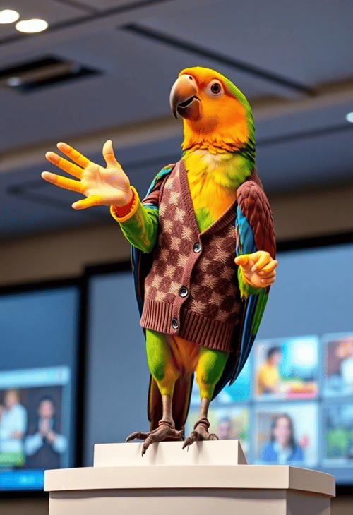 Parrot Presenter: Public Speaking Like a Pro