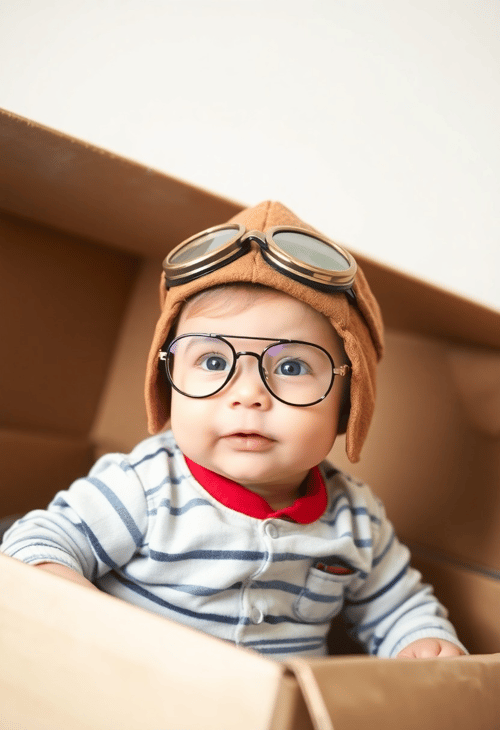 Baby Pilot's First Flight