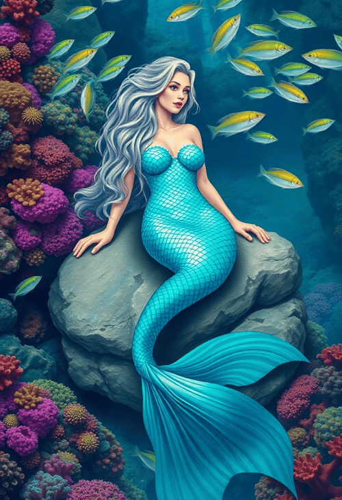 Mermaid of the Coral Seas