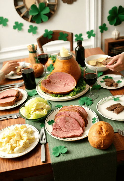 Traditional Irish Dinner Setting