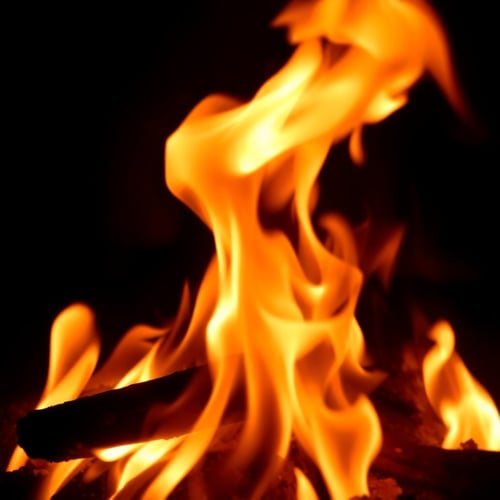 Looping Fireplace Crackle Sound Effect