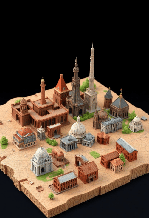 Historical Sites 3D Map
