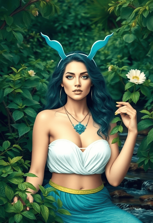 Aquarius Goddess of the Forest
