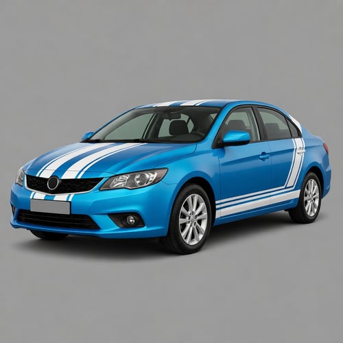 Add Racing Stripes to a Car Photo