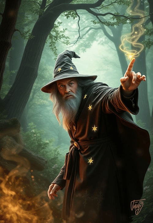 The Charismatic Wizard of the Enchanted Forest