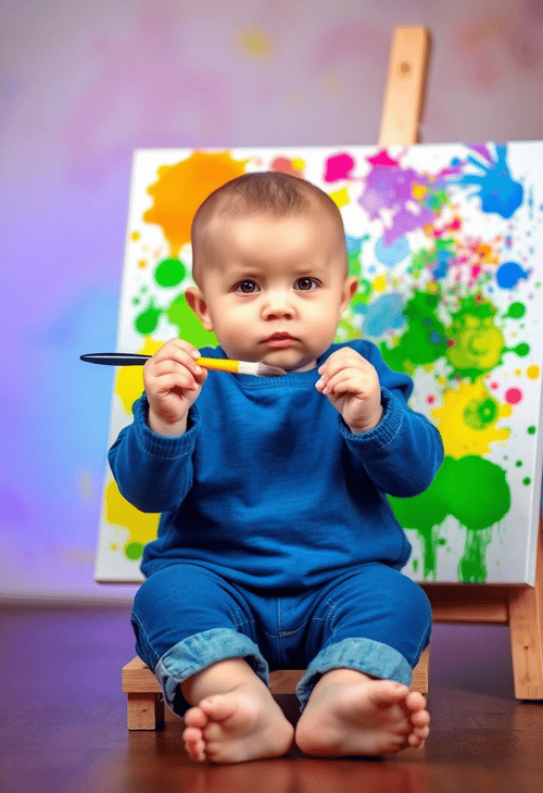 The Young Artist at Work