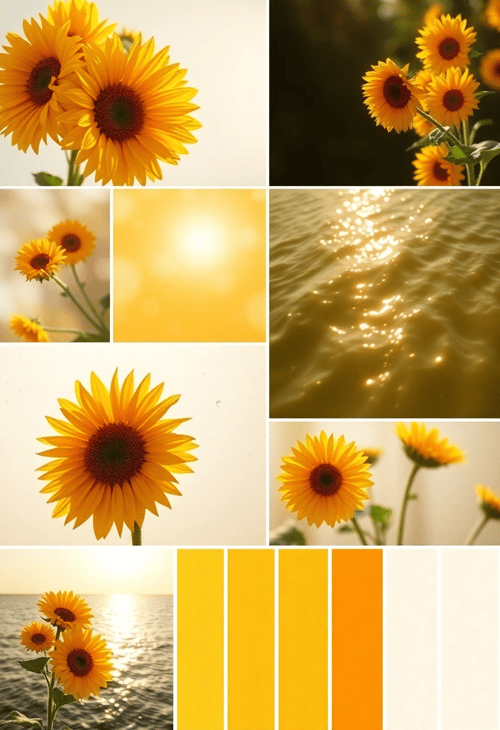 Moodboard of Sunshine Dreams: A Burst of Warmth and Optimism