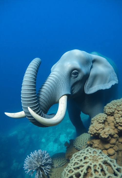 The Elephish: An Oceanic Giant with Tusks