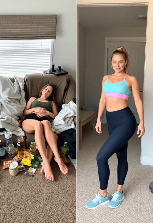 From Disheveled Couch Potato to Workout Warrior