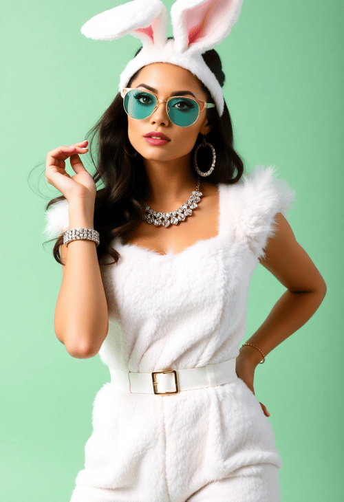 Cottontail Chic: The Fashionable Easter Hare