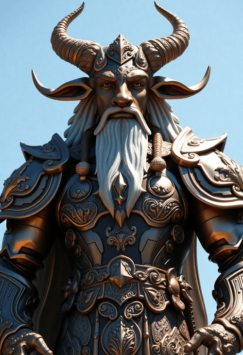 The Bull God: Taurus in Armor