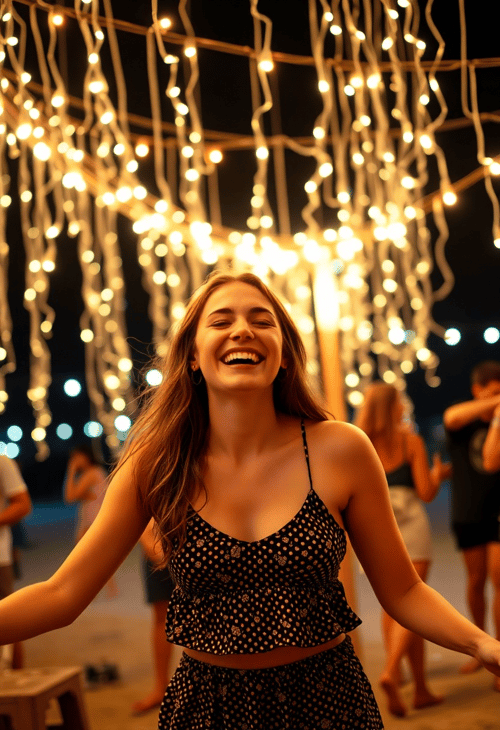 Dancing in the Starlight: A Memorable Night at the Beach Party