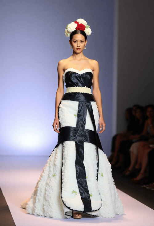Sushi Roll Gown