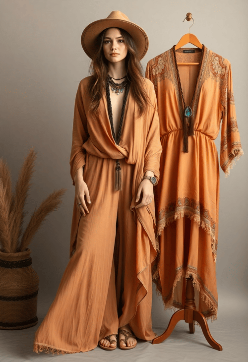 Bohemian Chic in Earth Tones