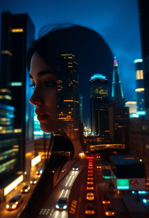 Cityscape Dream: Urban Reflection