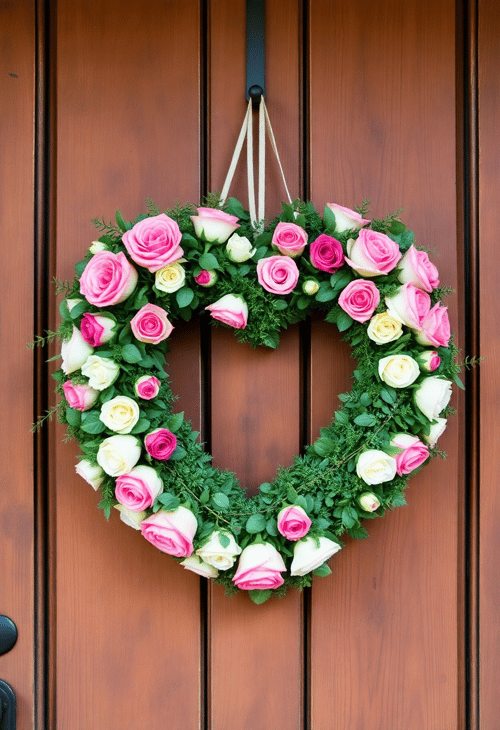 Floral Heart Wreath