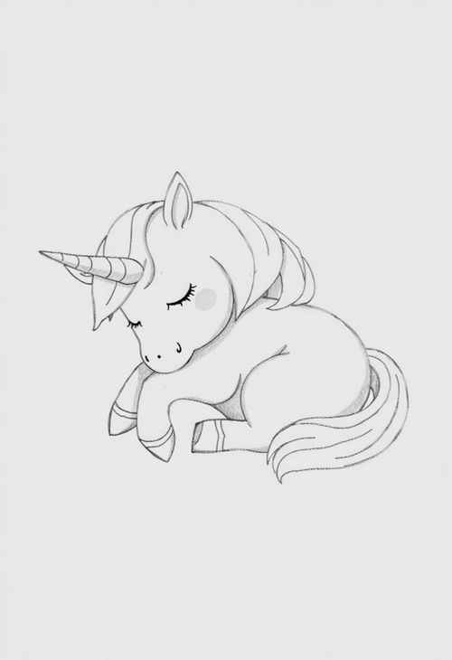 Sleeping Unicorn Bliss
