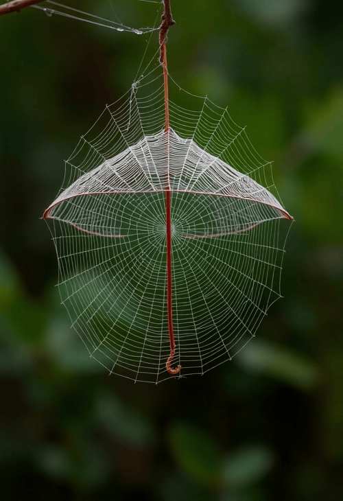 Enchanted Umbrella: Weathering with Webs