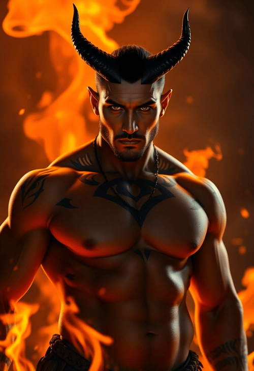Fiery Elegance: The Sinister Gentleman