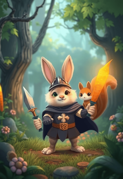 Sir Fluffykins and the Quest for the Legendary Carrot