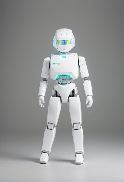 White Robotic Character