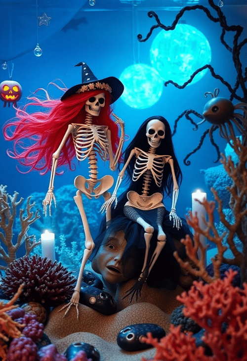 Undersea Skeleton Party