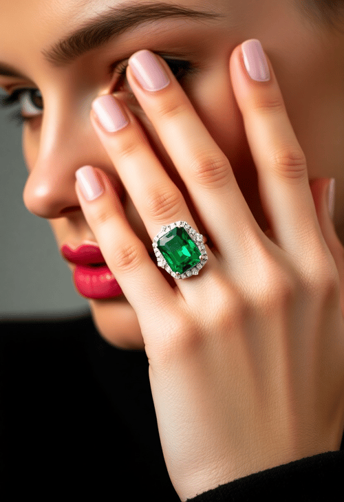 Emerald Dazzle: An Icon of Grace
