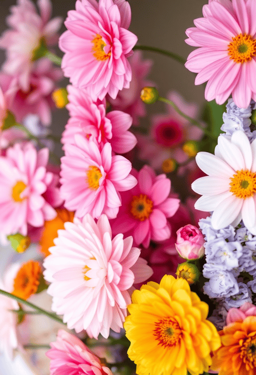 Floral Symphony: A Burst of Color