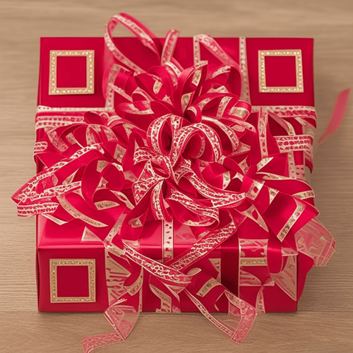 Gift Box QR Code Art Maker