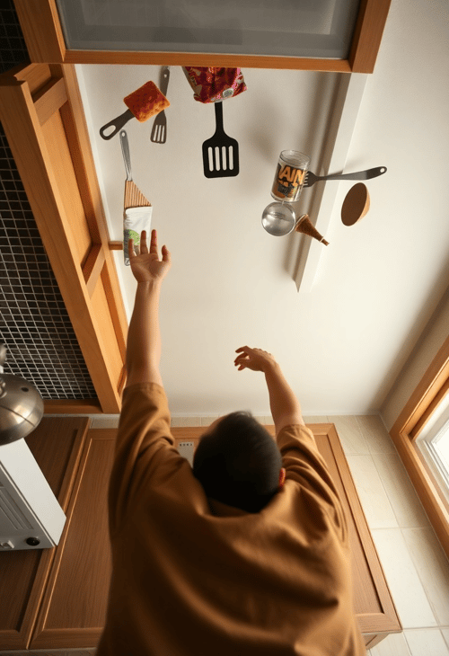 A Culinary Adventure from the Kitchen Ceiling