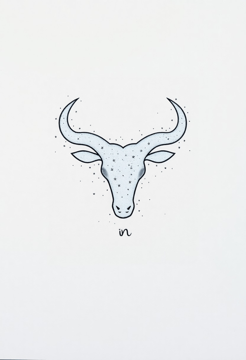 Taurus Constellation on a Canvas