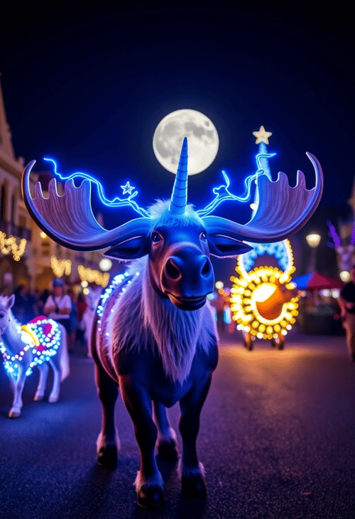 Elliot the Electric Moosicorn and the Starry Night Parade