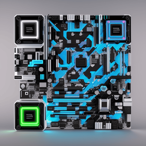 Motherboard QR Code Effect