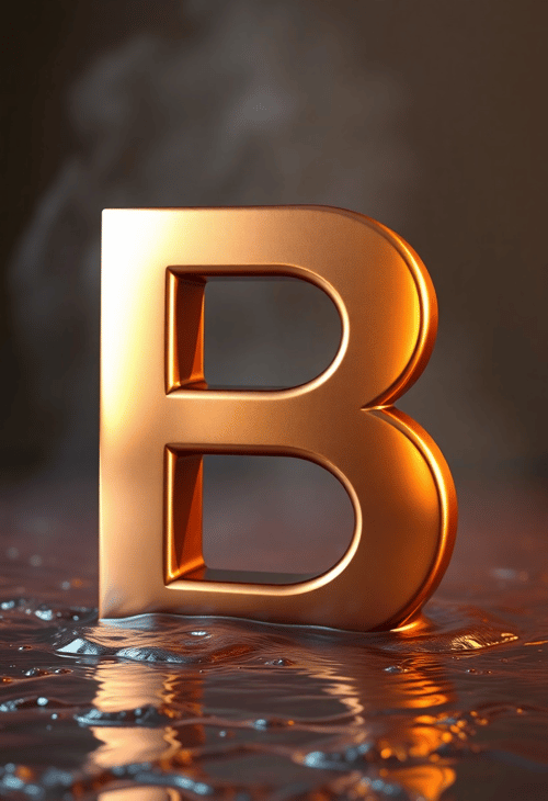 Breathtaking Bronze: The Letter 'B' Brings Brilliance