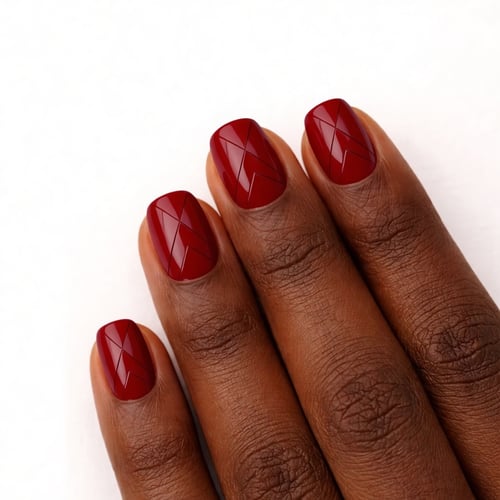 Try Geometric Nail Art  on Photo