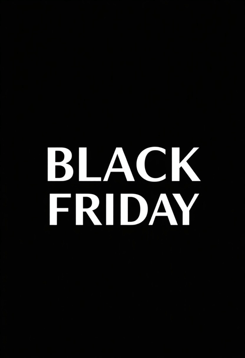 Minimalist Black Friday Banner