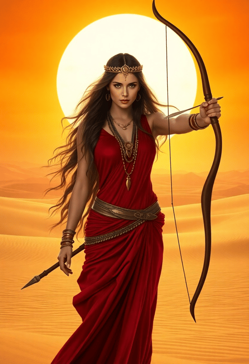 Wild Sagittarius Goddess of the Desert